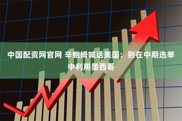 中国配资网官网 辛鲍姆喊话美国：别在中期选举中利用墨西哥
